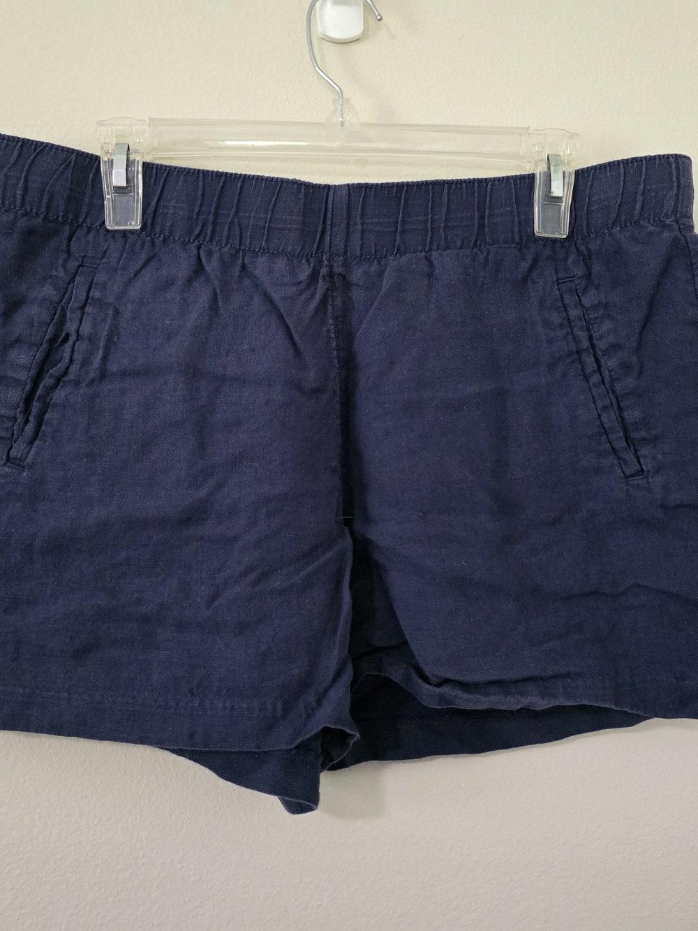 Lilly Pulitzer Navy Elastic-Waist Athletic Shorts